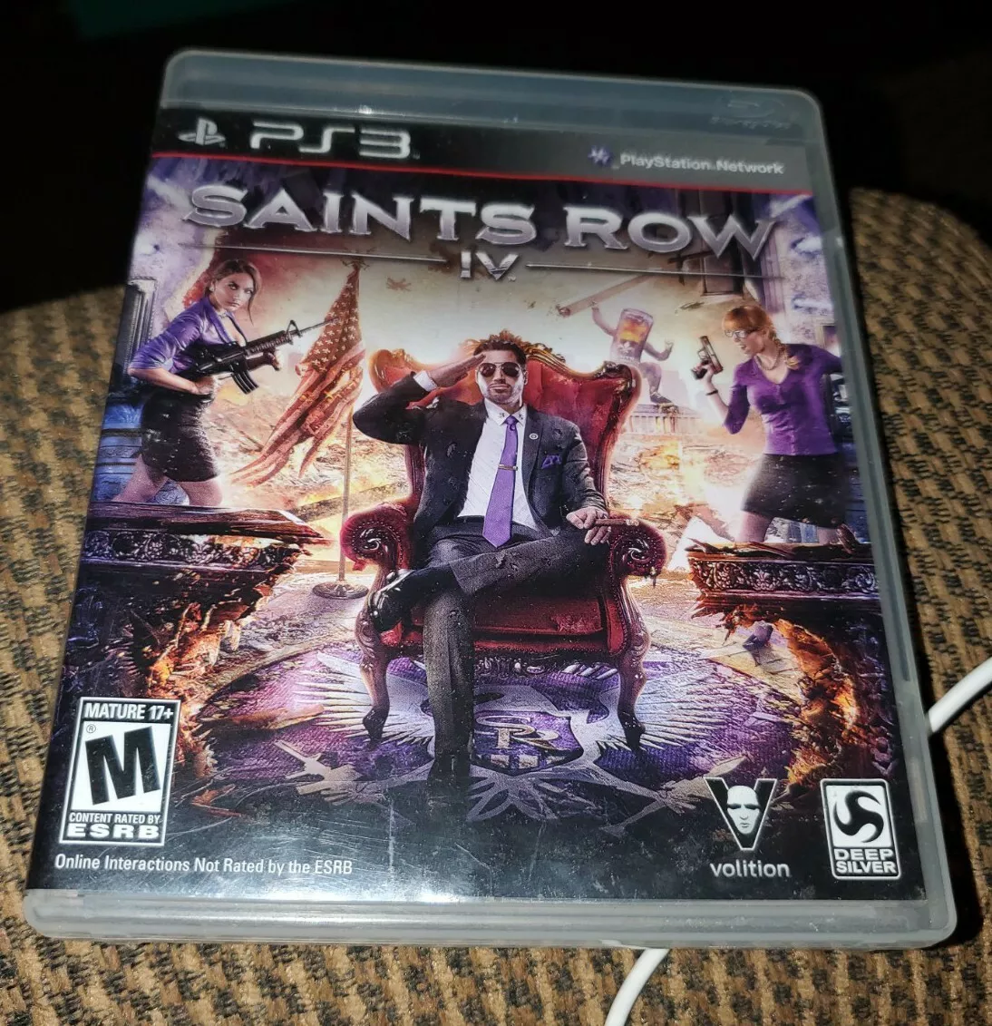 Saints Row IV 4 Ps3 Play Station 3 Video Game (FLAWLESS DISK)VERY CLEAN AND  NICE