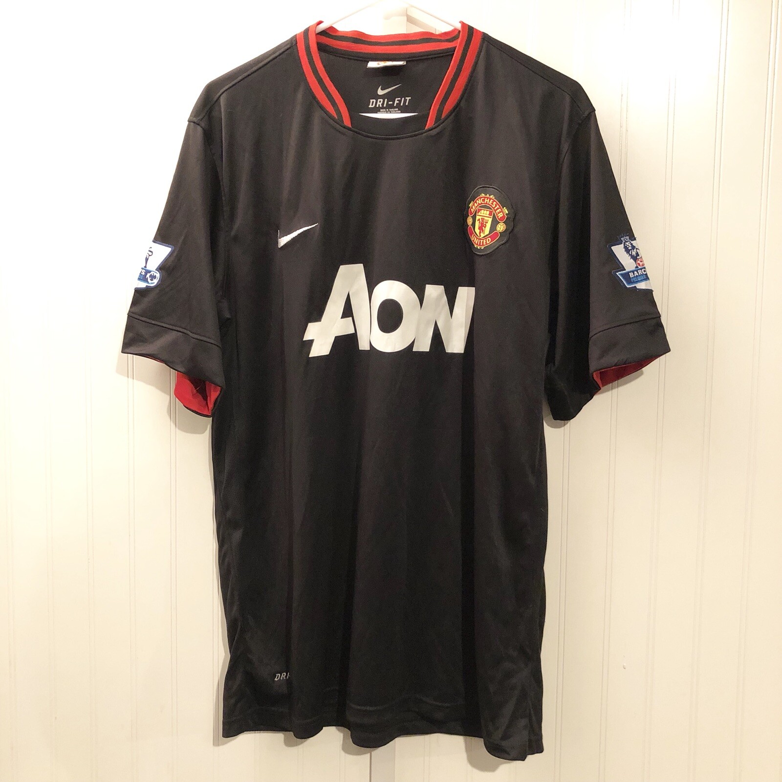 NIKE FC Manchester United Futbol / Soccer Jersey AON Men’s XL Rare Vintage
