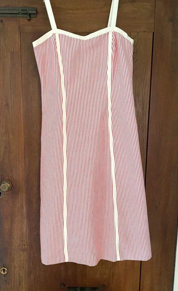 L K Bennet платье - конфеты булавка полоски - Великобритании 8 / Евро 34 - идеальный - Изображение 2 из 4
