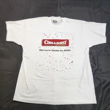 Vintage Cinn A Burst Cinnamon Gum T Shirt XL Screen Stars Best single stitch