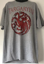 HBO Game Of Thrones “TARGARYEN” Dragonstone T Shirt Men’s Big & Tall 2XLT NWOT