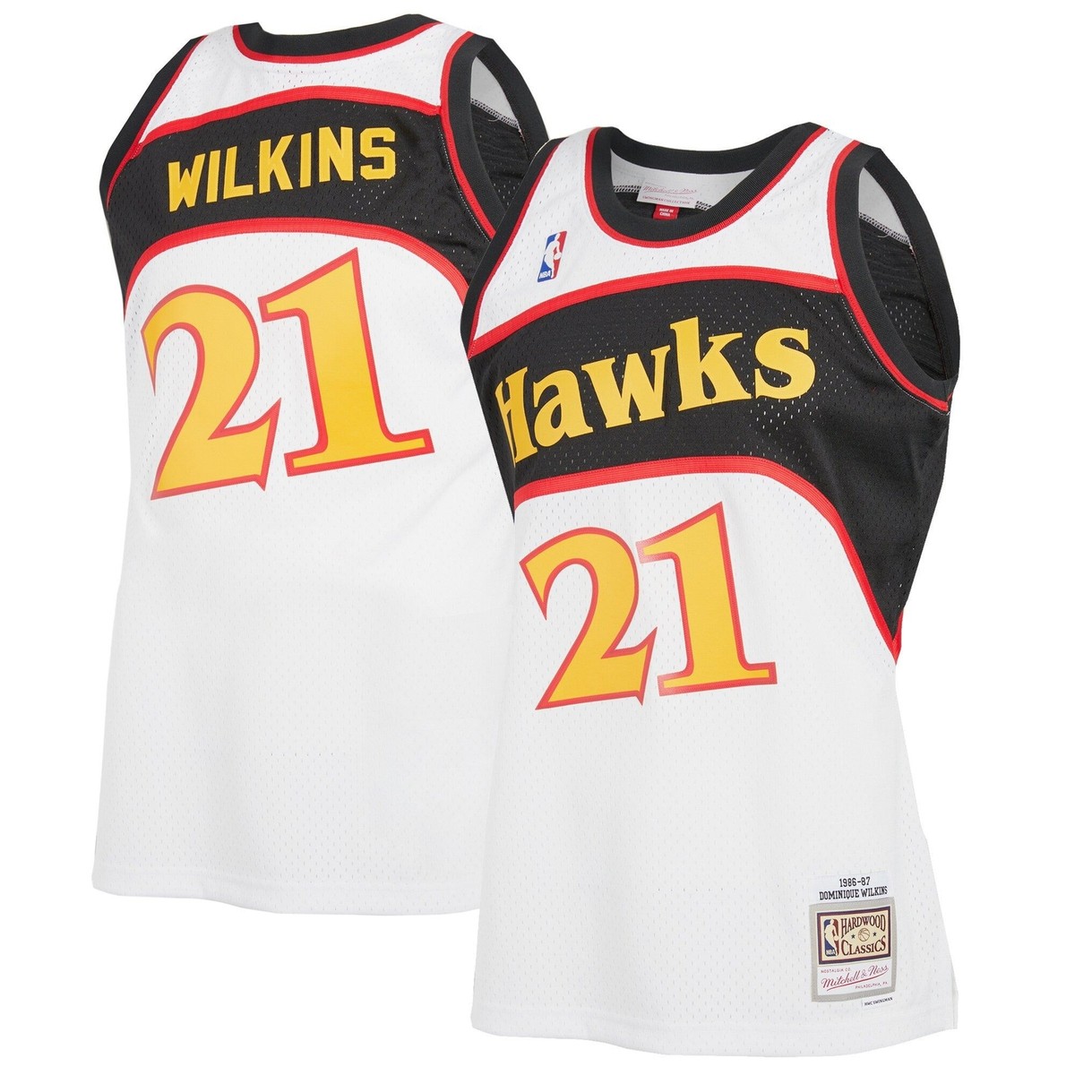 Mens Mitchell & Ness NBA RELOAD SWINGMAN JERSEY - HAWKS 1986