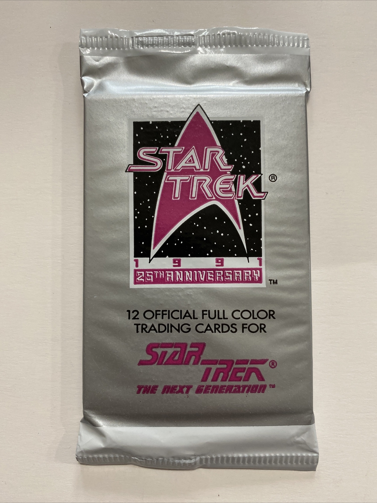 1991 Star Trek Original Trading Cards Pack Pink Next Generation Impel  Series 1 96215911637 | eBay