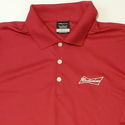 Budweiser Nike Golf Polo Shirt XL Dri 