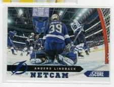 Anders Lindback 13-14 Panini Score Net Cams #NC-1 Tampa Bay Lightning