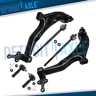 New 6pc Complete Lower Front Control Arm Set + Suspension Kit for Nissan Sentra