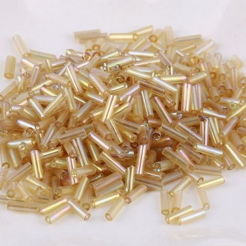 Tube Czech Glass Beads- 2x6mm Colorful Seed Bead DIY Craft Jewelry Making 200Pcs - Picture 7 of 47