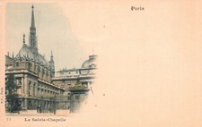 La Sainte Chapelle Historical Parich Church Paris France Vintage Postcard 1900 s