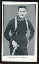 1923 Burstein Isaacs & Co. Famous Prize Fighters #47 Jim Driscoll Boxing