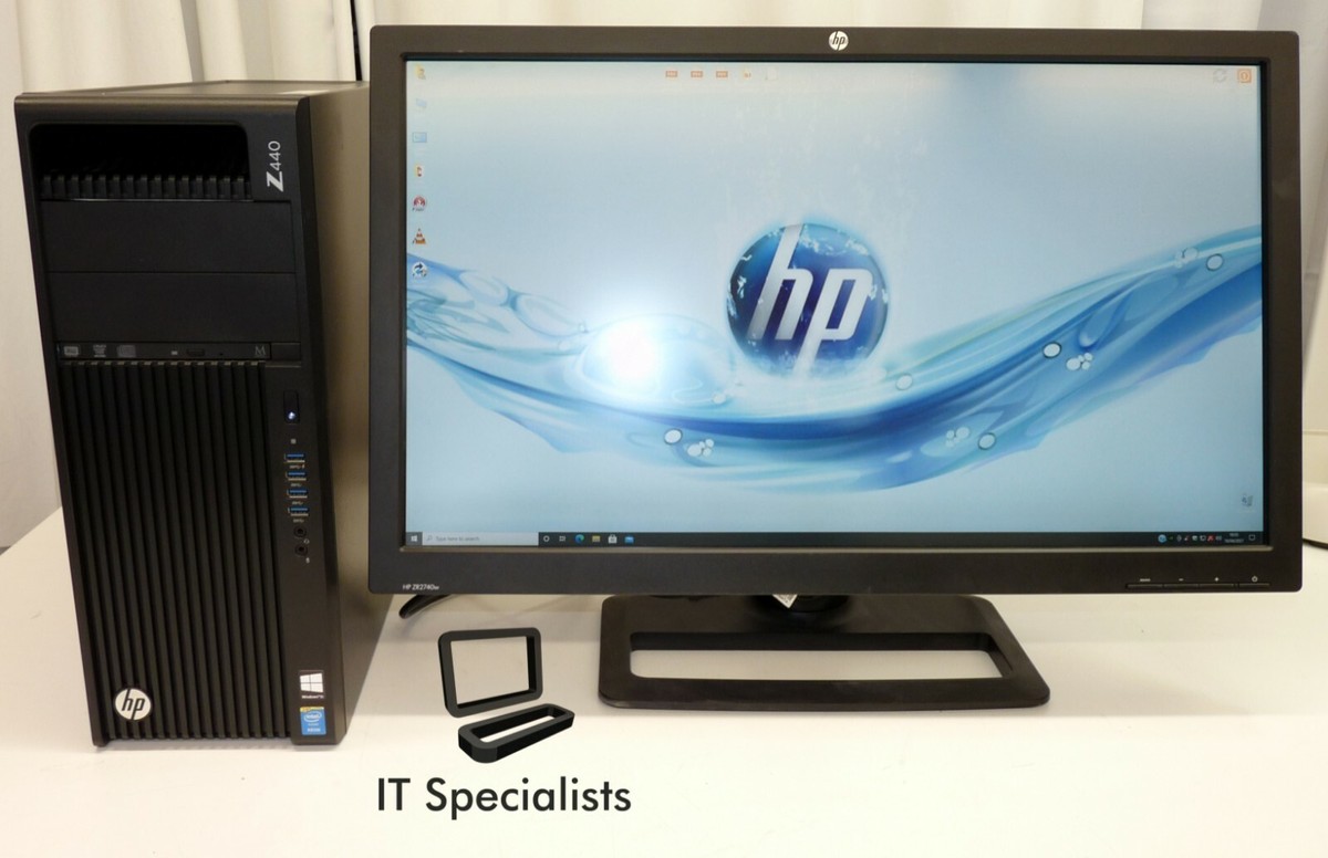 HP Z440 CAD Win 11 PC, 64GB DDR4, 480GB SSD, 27