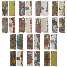 VALENTINA ANIMALS AND FLORAL LEATHER BOOK WALLET CASE FOR APPLE iPOD TOUCH MP3