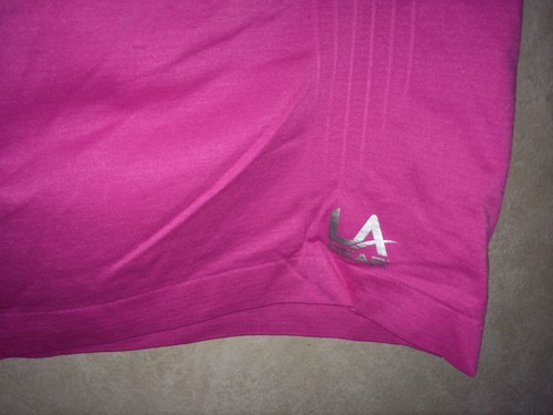 LA GEAR Seamless Sleek Active Camisole Bri Pink Med Support Cami Womens S M L XL - 第 3/7 張圖片
