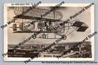 Early Airplane w Big Onion & Corn "Modern Farmer" RPPC Slack Exaggeration Photo
