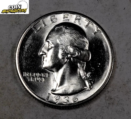 1936 Washington Quarter * Gem BU++ * 90% Silver * XXQ999