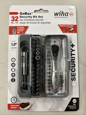 Wiha 32-Piece GoBox Security Bit Screwdriver with Mini Ratchet #74958