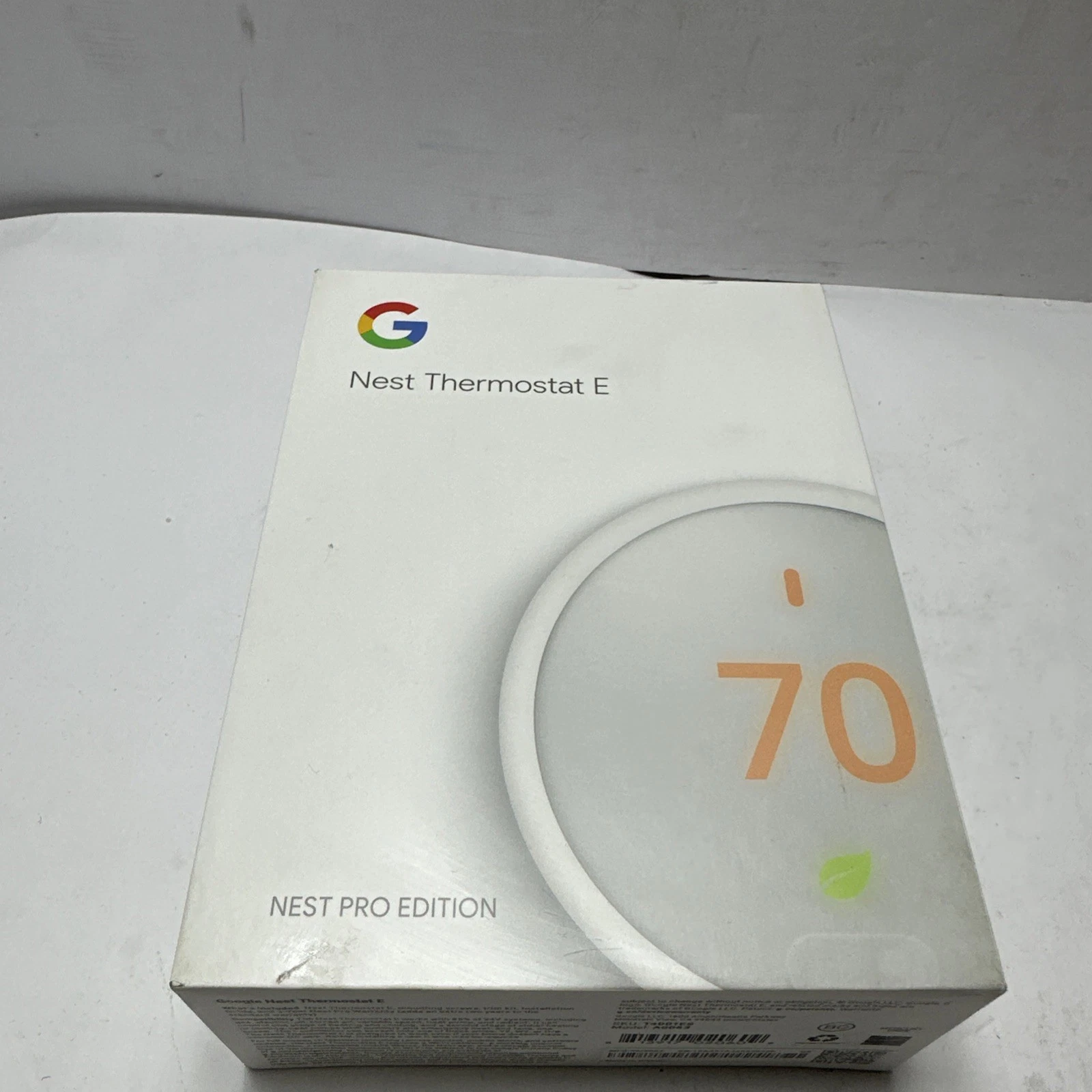 Google Nest Thermostat E T4001ES Programmable Thermostat - White
Opens in a new window or tab