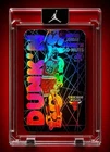 MICHAEL JORDAN BLACK DUNKIN' REFRACTOR Dunkin Donuts Exclusive Card Mini Bulls