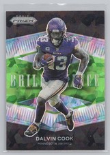 Dalvin Cook 2021 Panini Prizm - Brilliance #B-12 Green Ice Prizm