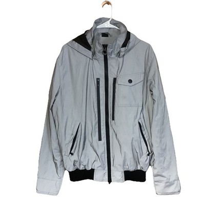 Original Wellensteyn Patrol Summer Mens Jacket Size Medium Metallic Gray Hood
