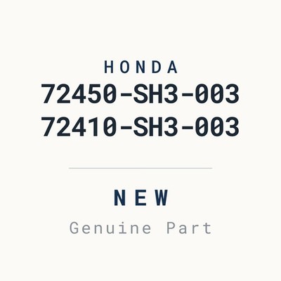 HONDA GENUINE OEM CRX EF8 EF9 SIR Front Door Window Molding Right & Left Set