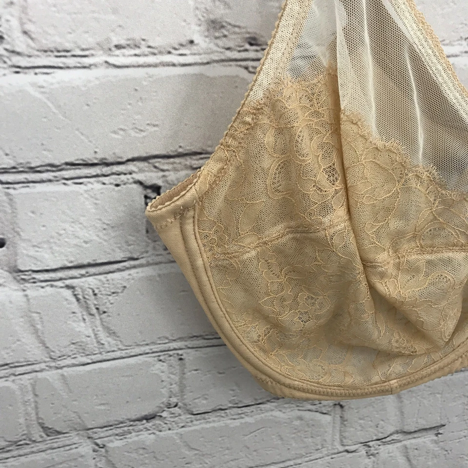 Sujetador Wacoal Mujer 42DDD Balconette Con Aros Sin Forro Retro Chic 855186 Beige Foto 2 de 4