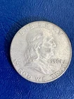 1961-D Franklin Half Dollar 90% Silver Denver Mint Big US Coins Auction NR
