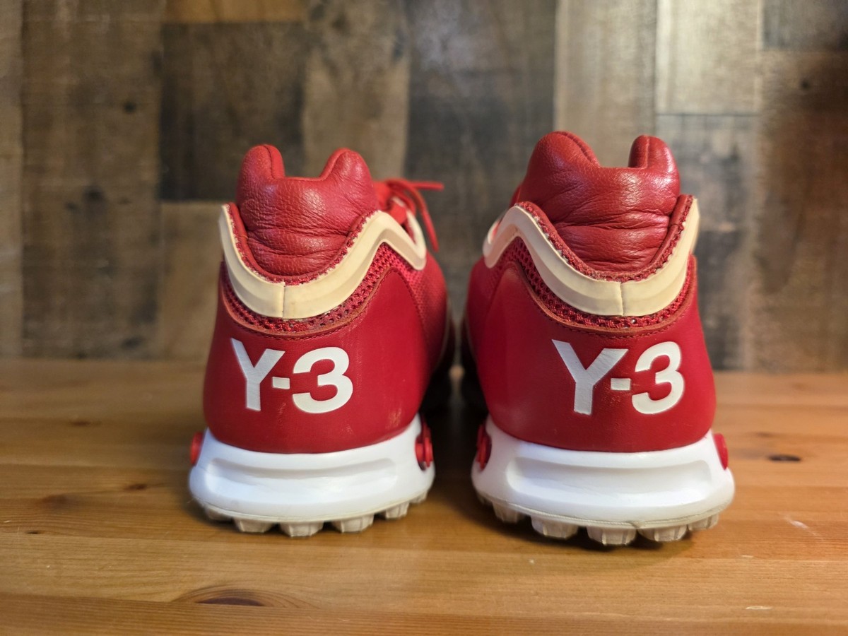 Adidas Y-3 Yohji Yamamoto Tokyo Trainer Red Leather Sneakers Sz 11
