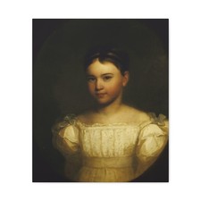 Asher B. Durand, born Jefferson - Mary Louisa Adams - 1835 - Canvas Wall Art