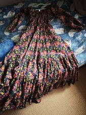 HIPPIEKLEID  boho Folklore Maxikleid,ethno Gr.S-XL