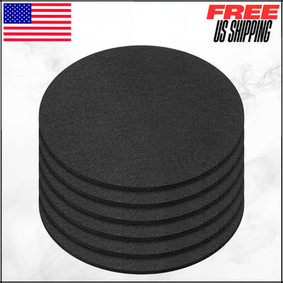 Oil Drain Splash Pad Round Pan 15''Black For Car Changing Transmission Drains 6PK