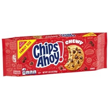 Chips Ahoy Chewy Cookies, Family Size Chocolate Chip, 19.5 oz