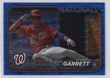 2024 Topps Series 1 Blue Holofoil 531/999 Stone Garrett #68 ut4