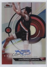 2023-24 Topps Finest Finest Auto Refractor Anfernee Simons #FA-AS Auto 0f4i