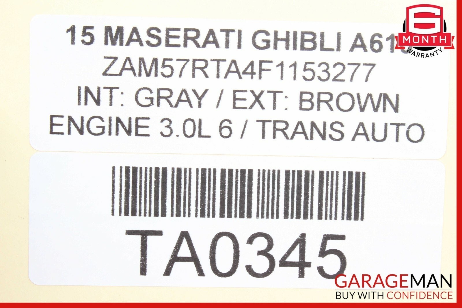 Maserati Ghibli 2014-2017 Rear Left Control arms Set of 4