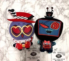 Hazbin Hotel Plush Doll vol.3 Mascot Chain 11cm Valentino Vox Set of 2 Japan NEW
