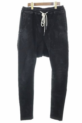 A.F ARTEFACT 25AW COATING BONDING SAROUEL SKINNY DENIM BLACK SIZE2 ag-12041-1