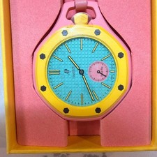Audemars Piguet x Swatch Royal Pop Pocket Watch Pink Blue New Unused