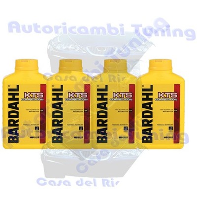 4 Liter Öl 100 % Synthetisch Motorrad 2T Bardahl Bardhal KTS Competition