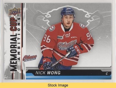 2018-19 Upper Deck CHL Memorial Cup Ambitions Nick Wong #CA-7 READ fn5
