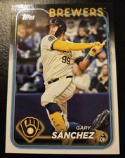2024 Topps Update Series Baseball Gary Sánchez #US39 Milwaukee Brewers