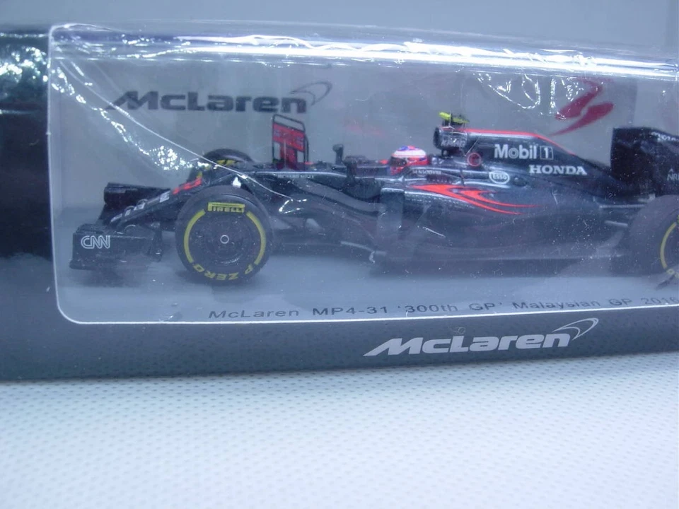 spark 1/43 McLaren MP4-31 GP della Malesia '300th GP' #22 Jenson Button McLaren - Immagine 2 di 4