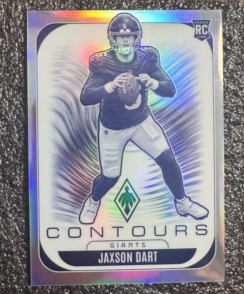Panini 2025 Panini Phoenix Contours Jaxson Dart RC Giants #24