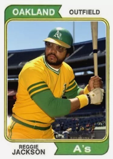 REGGIE JACKSON 74## BUY 5 GET 1 FREE ## or 30% OFF 12 OR MORE