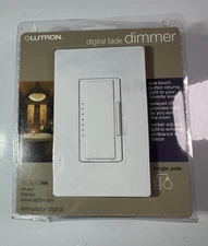 Lutron MAW-600H-WH Maestro Duo Single Pole Digital Fade Dimmer HALOGEN/INCANDESC