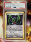 2006 POKEMON POP SER 1 #3 RAYQUAZA-HOLO PSA 7