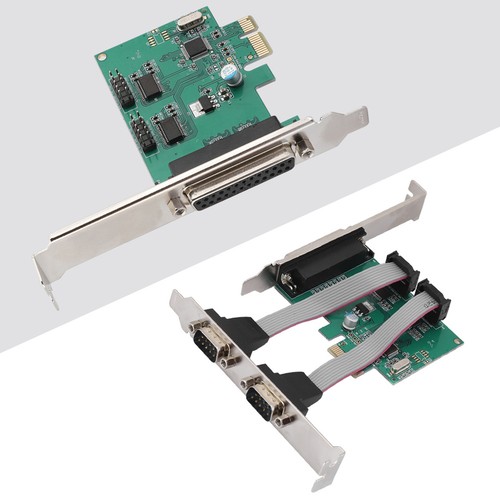 PCI-E To 2 Serial Card 1 Parallel Port Card Desktop PCI Expansion Card LPT Port - Picture 3 of 7
