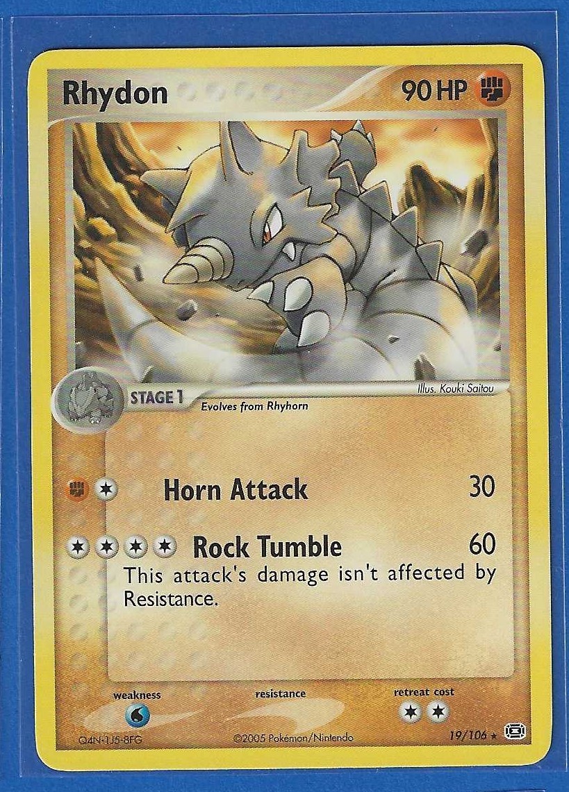 Pokemon Emerald "Rhydon"  19/106     X1