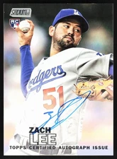 2016 STADIUM CLUB AUTOGRAPHS ZACH LEE AUTO LOS ANGELES DODGERS #SCA-ZL