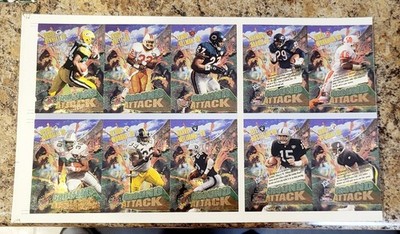 BLANK BCK UNCUT SHEET EDGAR BENNETT ERRICT RHETT JEFF HOSTETLER BYRON BAM MORRIS