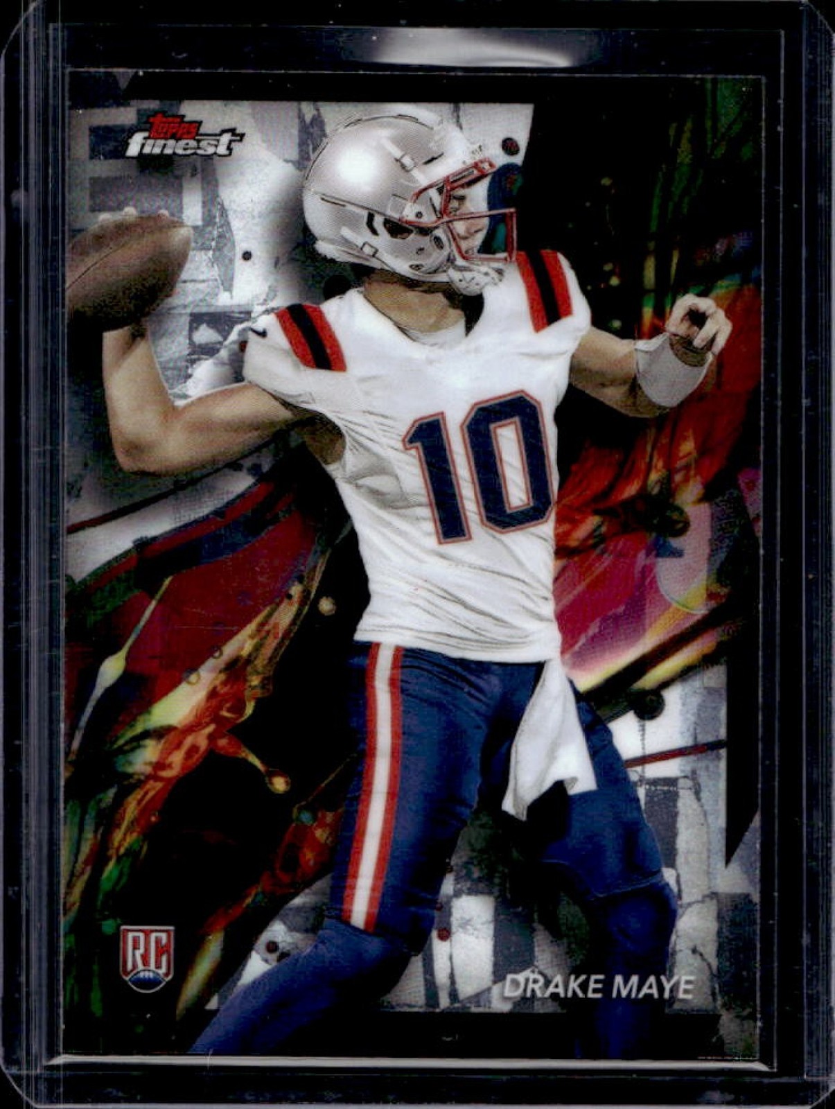2024 Finest Drake Maye RC Rookie Common #62 Patriots